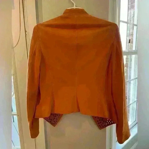 Etcetera Suede Jacket Great Used Condition Womens 6 - Picture 12 of 13